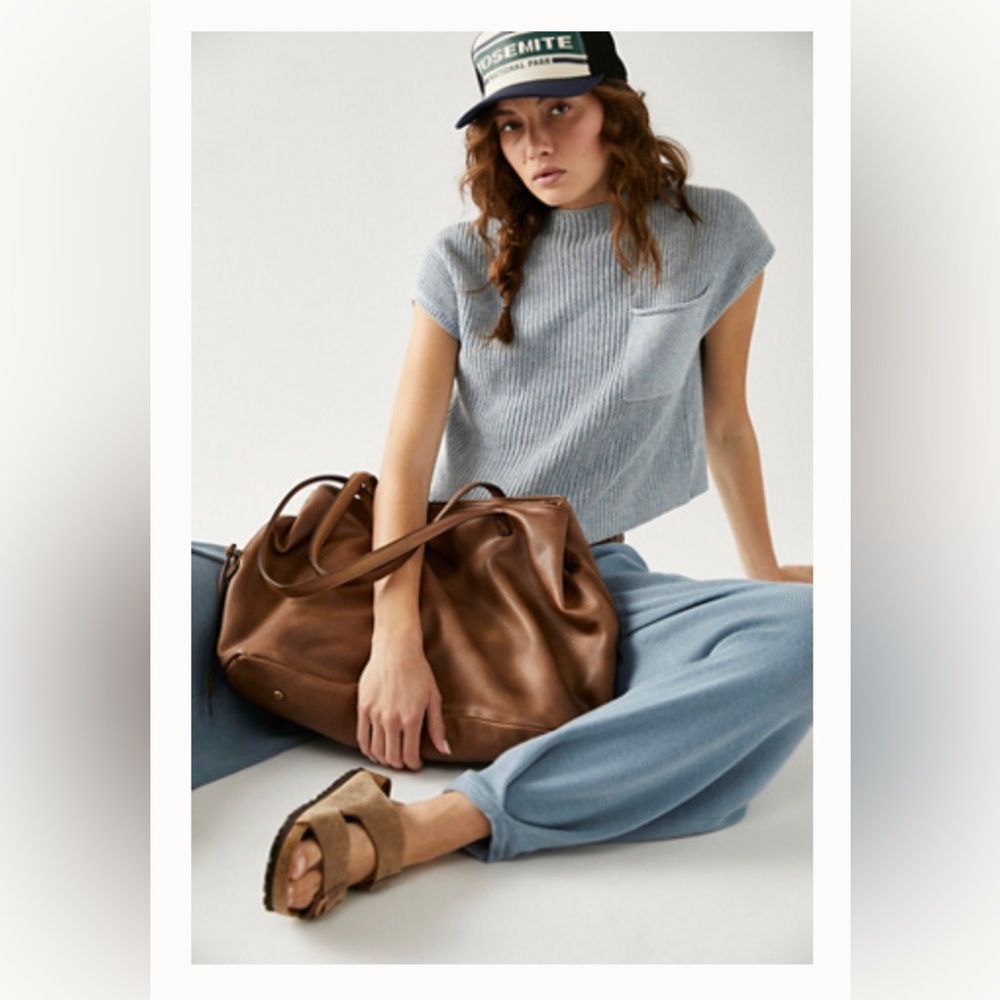 Free People Freya Sweater Set in Autumn Sky